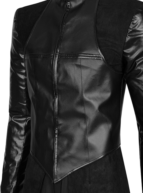 TV Drama The Sandman Halloween Cosplay Morpheus Costume Black Leather Vest