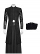 TV Drama The Sandman Halloween Cosplay Morpheus Costume Black Long Top