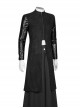 TV Drama The Sandman Halloween Cosplay Morpheus Costume Black Long Top