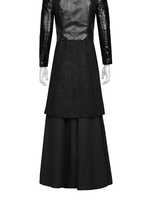 TV Drama The Sandman Halloween Cosplay Morpheus Costume Black Long Skirt