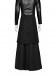 TV Drama The Sandman Halloween Cosplay Morpheus Costume Black Long Skirt