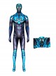 Movie Blue Beetle Halloween Cosplay Jaime Reyes Costume Bodysuit Set