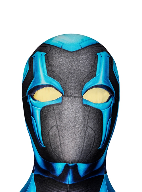 Movie Blue Beetle Halloween Cosplay Jaime Reyes Costume Bodysuit Set