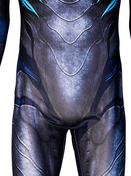 Movie Blue Beetle Halloween Cosplay Jaime Reyes Costume Bodysuit Set