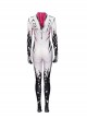 DC Comics Halloween Cosplay Anti-Venom Spider-Gwen Costume Hooded Bodysuit