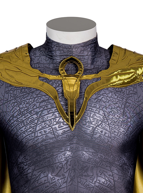 Black Adam Halloween Cosplay Doctor Fate Costume Printing Bodysuit