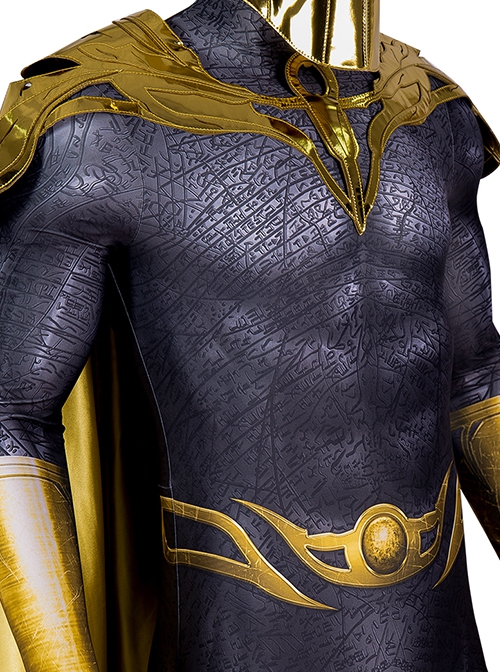 Black Adam Halloween Cosplay Doctor Fate Costume Printing Bodysuit