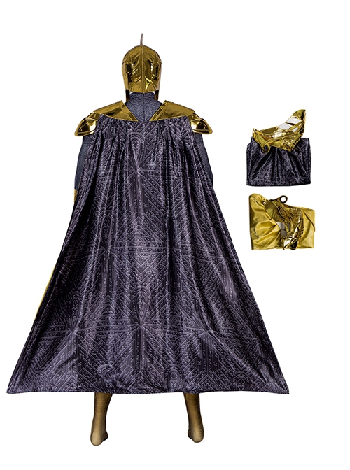 Black Adam Halloween Cosplay Doctor Fate Costume Black Cloak