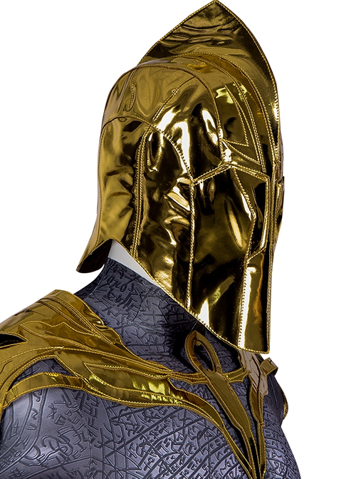 Black Adam Halloween Cosplay Doctor Fate Accessories Golden Headcover