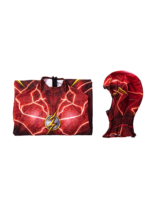 Flashpoint The Flash Halloween Cosplay Barry Allen Movie Version Costume Full Set