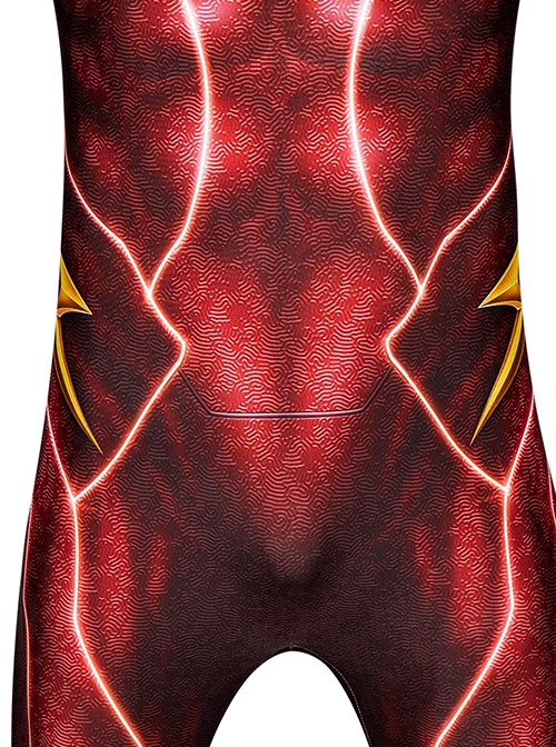 Flashpoint The Flash Halloween Cosplay Barry Allen Movie Version Costume Bodysuit