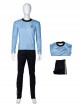 Star Trek Halloween Cosplay Blue Uniform Costume Male Set