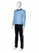 Star Trek Halloween Cosplay Blue Uniform Costume Male Set