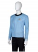 Star Trek Halloween Cosplay Blue Uniform Costume Male Blue Long Sleeve Top