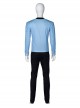 Star Trek Halloween Cosplay Blue Uniform Costume Male Black Pants