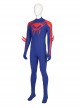 Spider-Man Across The Spider-Verse Part One Halloween Cosplay Spider-Man 2099 Miguel O'Hara Costume Blue Bodysuit