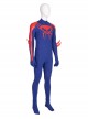 Spider-Man Across The Spider-Verse Part One Halloween Cosplay Spider-Man 2099 Miguel O'Hara Costume Blue Bodysuit