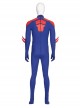 Spider-Man Across The Spider-Verse Part One Halloween Cosplay Spider-Man 2099 Miguel O'Hara Costume Blue Bodysuit