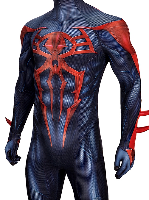 Comics Spider-Man 2099V2 Halloween Cosplay Miguel O'Hara Battle Suit Costume Set