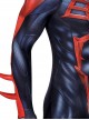 Comics Spider-Man 2099V2 Halloween Cosplay Miguel O'Hara Battle Suit Costume Blue Red Bodysuit