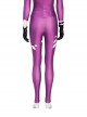 DC Comics Halloween Cosplay Punchline Alexis Kaye Black Leather Vest Suit Costume Purple Trousers