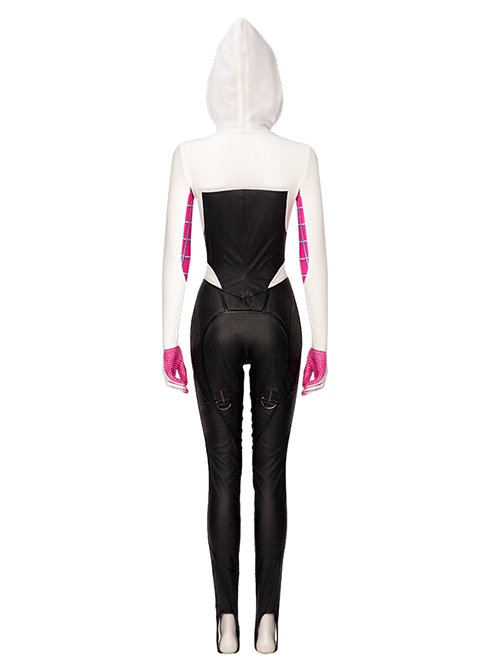 Spider-Man Into The Spider-Verse Halloween Cosplay Spider-Gwen Derivative Design Costume Set