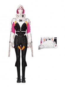 Spider-Man Into The Spider-Verse Halloween Cosplay Spider-Gwen Derivative Design Costume Stand Collar Jacket