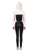 Spider-Man Into The Spider-Verse Halloween Cosplay Spider-Gwen Derivative Design Costume Hooded Bodysuit