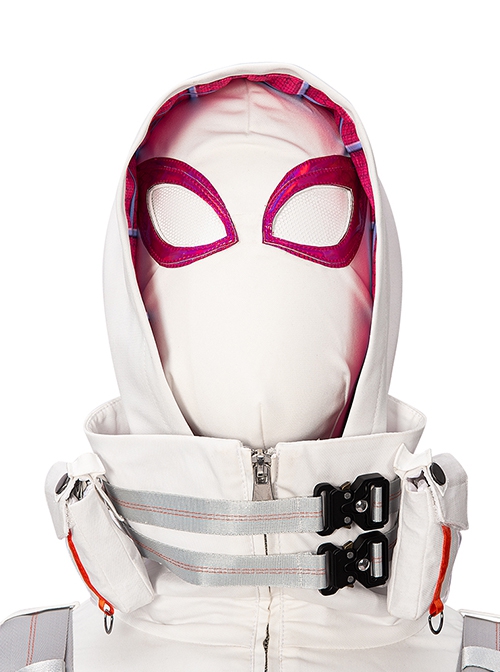 Spider-Man Into The Spider-Verse Halloween Cosplay Spider-Gwen Derivative Design Accessories Headcover