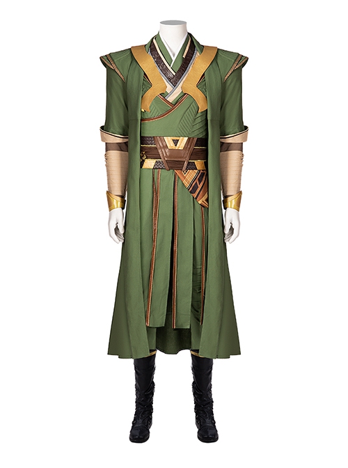 Doctor Strange In The Multiverse Of Madness Halloween Cosplay Baron Karl Mordo Costume Green Trousers