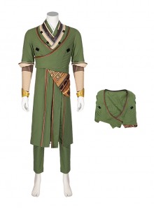 Doctor Strange In The Multiverse Of Madness Halloween Cosplay Baron Karl Mordo Costume Green Outerwear