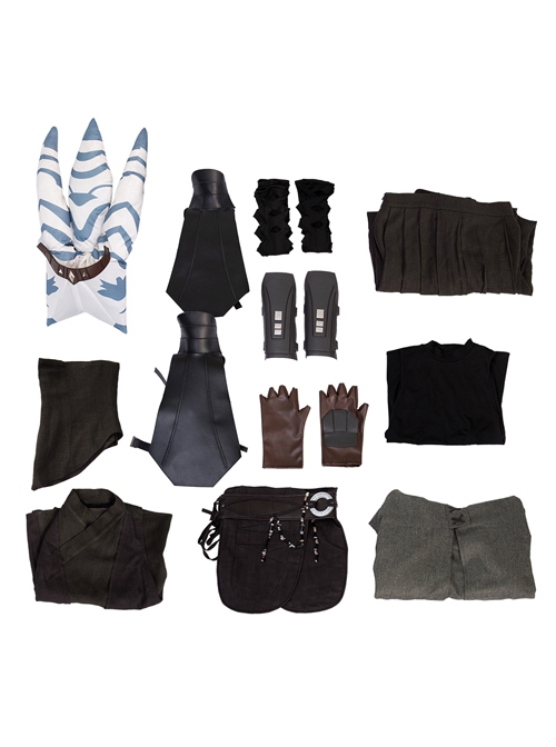 Star Wars The Mandalorian Halloween Cosplay Ahsoka Tano Optimized Version Costume Set