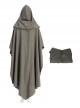 Star Wars The Mandalorian Halloween Cosplay Ahsoka Tano Optimized Version Costume Gray Cloak