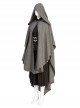 Star Wars The Mandalorian Halloween Cosplay Ahsoka Tano Optimized Version Costume Gray Cloak