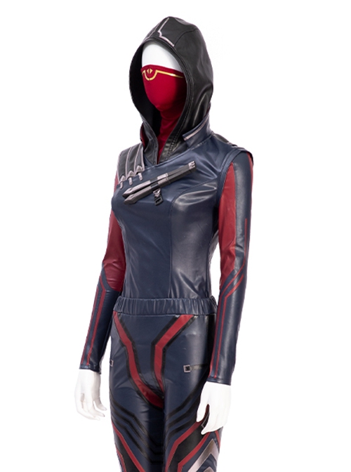 Game Apex Legends S13 Halloween Cosplay Wraith Outfit Costume Coat