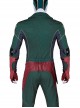 TV Drama The Boys Season 3 Soldier Boy Battle Suit Costume Green Top