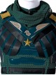 TV Drama The Boys Season 3 Soldier Boy Battle Suit Costume Green Armor