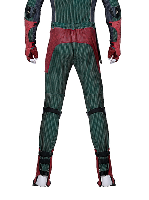 TV Drama The Boys Season 3 Soldier Boy Battle Suit Costume Green Trousers