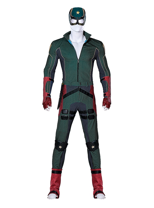 TV Drama The Boys Season 3 Soldier Boy Battle Suit Costume Green Trousers