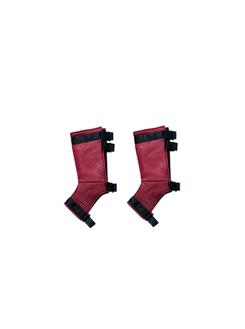 TV Drama The Boys Season 3 Soldier Boy Battle Suit Accessories Red Leg Guards