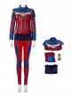 TV Drama Ms Marvel Halloween Cosplay Kamala Khan Battle Suit Costume Set