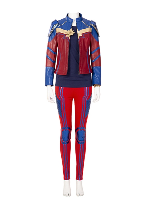 TV Drama Ms Marvel Halloween Cosplay Kamala Khan Battle Suit Costume Set