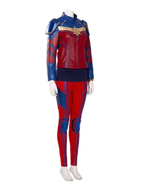 TV Drama Ms Marvel Halloween Cosplay Kamala Khan Battle Suit Costume Set