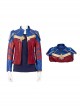 TV Drama Ms Marvel Halloween Cosplay Kamala Khan Battle Suit Costume Jacket And Shoulder Guards