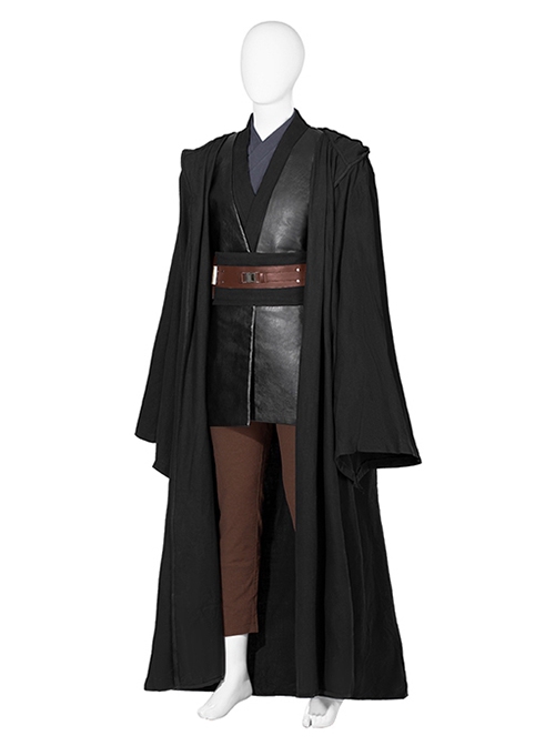 TV Drama Obi-Wan Kenobi Halloween Cosplay Anakin Skywalker Outfit Costume Black Cloak