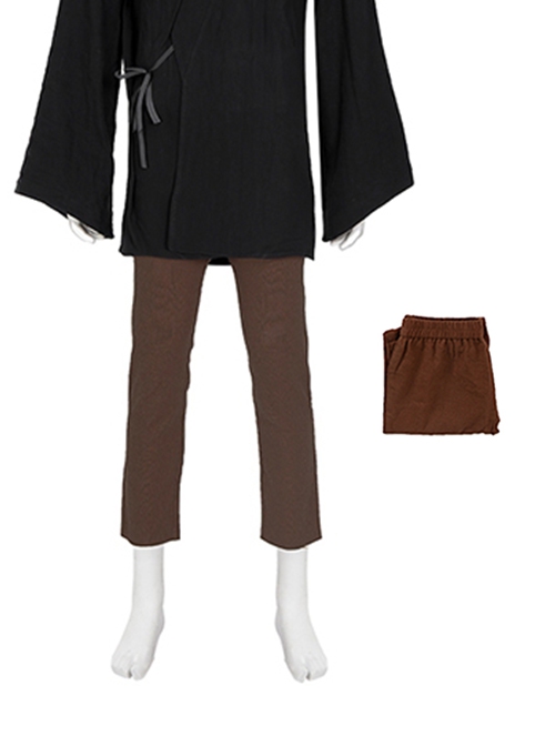 TV Drama Obi-Wan Kenobi Halloween Cosplay Anakin Skywalker Outfit Costume Brown Trousers