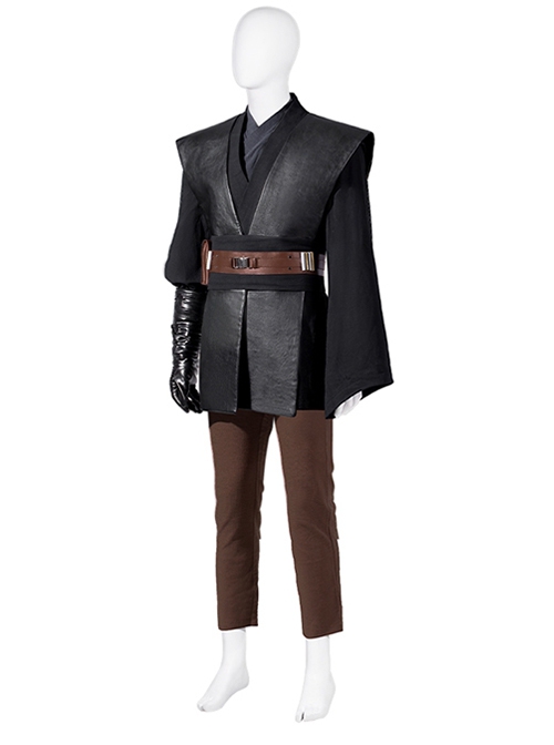 TV Drama Obi-Wan Kenobi Halloween Cosplay Anakin Skywalker Outfit Costume Brown Trousers