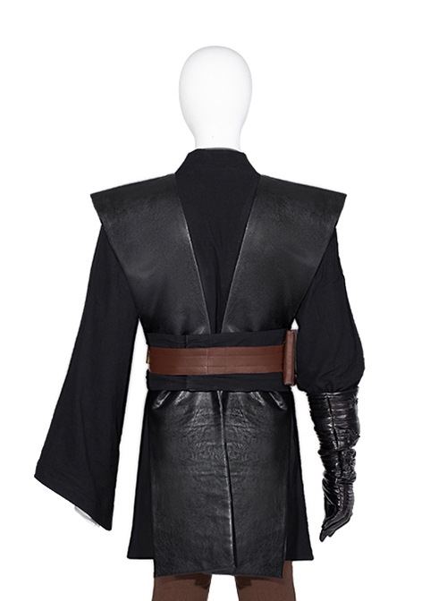 TV Drama Obi-Wan Kenobi Halloween Cosplay Anakin Skywalker Outfit Accessories Black Leather Outer Shoulder Straps