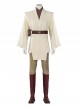 Star Wars Halloween Cosplay Obi-Wan Kenobi Beige Suit Affordable Edition Accessories Boots