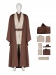 Star Wars Halloween Cosplay Obi-Wan Kenobi Beige Suit Costume Set